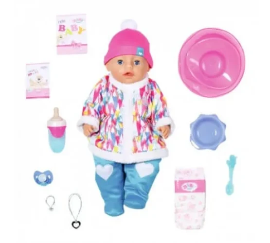 Интерактивная кукла Zapf Creation Baby Born "Зимняя пора" с аксессуарами купить в Кишиневе