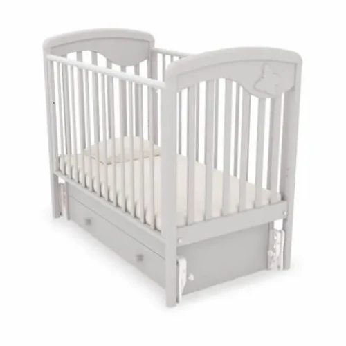 Детская кроватка на маятнике с ящиком Gandylyan Джулия белая ночь купить в Кишиневе