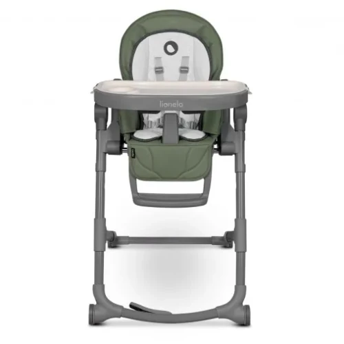 Стульчик для кормления 2 в 1 Lionelo Cora Plus Green Olive купить в Кишиневе