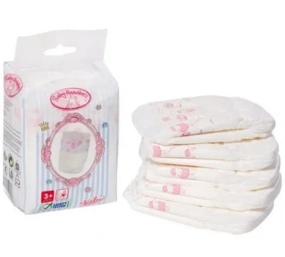 Un set de scutece Zapf Creation pentru Baby Annabell (5 buc.) cumpăra în Chișinau