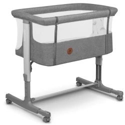 Pătuc Co-sleeper 3 in 1 Lionelo Aurora Grey Concrete cumpăra în Chișinau