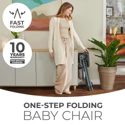 Стул для кормления KinderKraft Foldee Green купить в Кишиневе. Фото 9