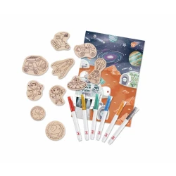 Магнитный набор для раскрашивания Hape Mars Space Life купить в Кишиневе. Фото 8