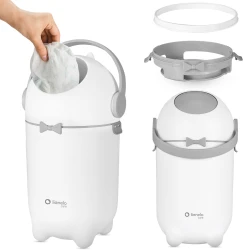 Корзина для подгузников Lionelo Purebin White купить в Кишиневе. Фото 2