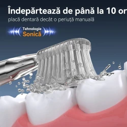 Электрическая зубная щётка JTF Sonic J30 Silver купить в Кишиневе. Фото 5