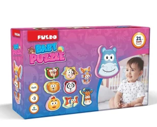 Развивающий пазл Puedo Baby Puzzle, 21 элемент купить в Кишиневе. Фото 1
