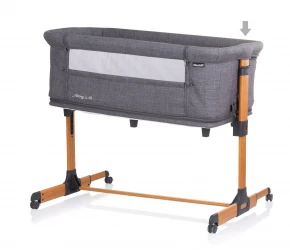 Pătuc Co-sleeper Chipolino Mommy 'n Me graphite/wood cumpăra în Chișinau. Foto 5