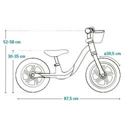 Велосипед без педалей Lionelo Alex Plus Beige Sand купить в Кишиневе. Фото 8