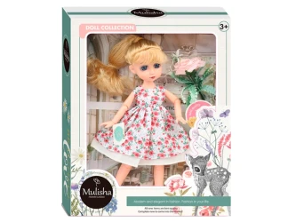 Păpușa Essa Toys Mulisha în rochie cu flori și accesorii cumpăra în Chișinau. Foto 3