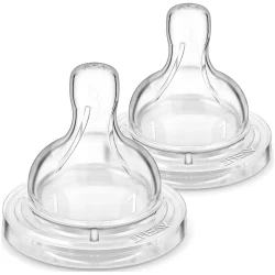 Tetina din silicon Philips Avent Anti-colic cu flux lent (0 luni +), 2 buc. cumpăra în Chișinau. Foto 1