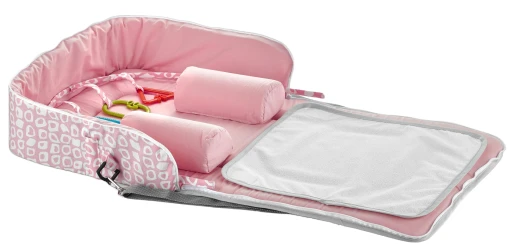 Geantă multifuncțională 3 în 1 BabyJem Roz, 60x100 cm cumpăra în Chișinau. Foto 4