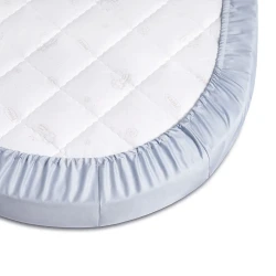 Простыня на резинке Perina Sateen Premium Oval Голубой, 125x75 см купить в Кишиневе. Фото 3