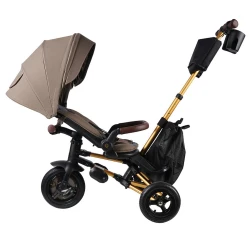 Трёхколёсный велосипед QPlay Nova Deluxe Brown купить в Кишиневе. Фото 3