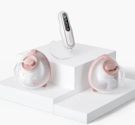 Молокоотсос электрический двойной Momcozy V2 Pro Red купить в Кишиневе. Фото 2