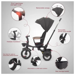 Трёхколёсный велосипед Epid Ultra Grey купить в Кишиневе. Фото 2