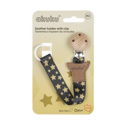 Держатель для пустышки Akuku Golden Stars купить в Кишиневе. Фото 5