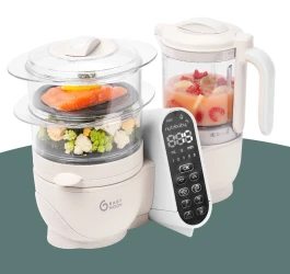Robot multifuncțional 5 in 1 Babymoov Nutribaby+ Mineral Beige cumpăra în Chișinau. Foto 2