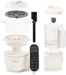 Robot multifuncțional 5 in 1 Babymoov Nutribaby+ Mineral Beige cumpăra în Chișinau. Foto 3