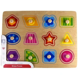 Puzzle din lemn Tooky Toy Shape cumpăra în Chișinau. Foto 1