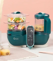 Robot multifuncțional 6 in 1 Babymoov Nutribaby+ Opal Green cumpăra în Chișinau. Foto 2