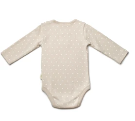 Боди с длинным рукавом BabyCosy Ecru & Ivory, 2 шт. (6-9М) купить в Кишиневе. Фото 6