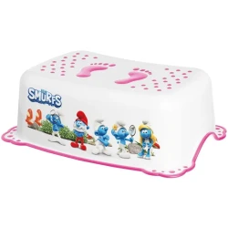 Ступенька для ванной Maltex The Smurfs White/Pink купить в Кишиневе. Фото 1