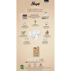 Scutece Sleepy Ecologic Double Midi 3 (4-10 kg), 56 buc. cumpăra în Chișinau. Foto 5