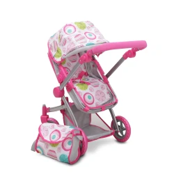Коляска для кукол Moni Pink Rose купить в Кишиневе. Фото 2