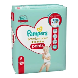 Scutece-chiloței Pampers Premium Care Pants 5 (12-17 kg), 34 buc. cumpăra în Chișinau. Foto 2