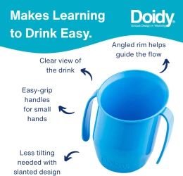 Cană înclinată Caretero Doidy Blue, 200 ml cumpăra în Chișinau. Foto 2