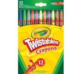Выкручивающиеся восковые мелки Crayola(12 шт.) купить в Кишиневе. Фото 1