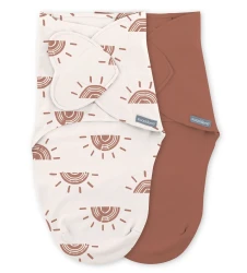 Set 2 sisteme de infasare din bumbac Bright Starts Ingenuity Rising Sun Monogram, 53x31 cm cumpăra în Chișinau. Foto 1