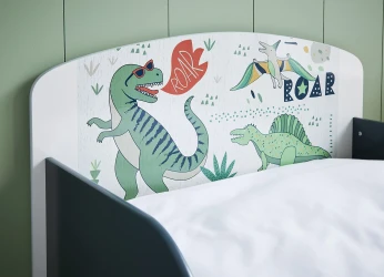 Pat U-grow Junior Dinosaur Green & White, 143x77 cm cumpăra în Chișinau. Foto 6