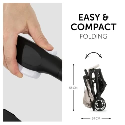 Прогулочная коляска Hauck Travel N Care Beige купить в Кишиневе. Фото 4