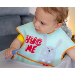 Полиэстеровый слюнявчик BabyJem Poly Large Bib Green купить в Кишиневе. Фото 2