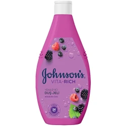 Gel de dus pentru copii Johnson's Baby Vita-Rich cu extract de zmeura, 400 ml cumpăra în Chișinau. Foto 1