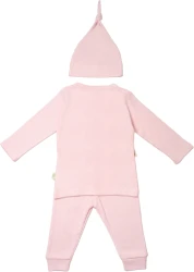 Комплект из 3 штук BabyCosy Bamboo Pink (6-9М) купить в Кишиневе. Фото 4
