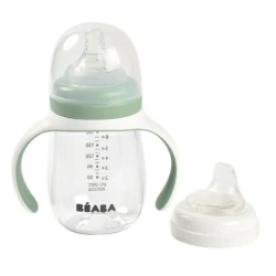 Biberon de învatare 2in1 Beaba 4 luni+ 210 ml Sage Green cumpăra în Chișinau