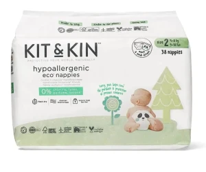 Подгузники eco гипоаллергенный Kit&Kin 2 (4-8 кг), 38 шт. купить в Кишиневе. Фото 1