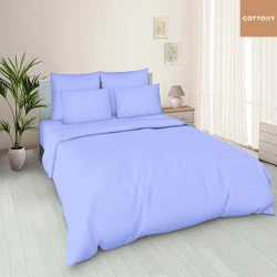 Lenjerie de pat Cottony Light Blue (3 piese), 220x150 cm cumpăra în Chișinau. Foto 1