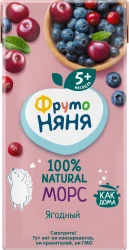 Suc merisoare-afine-cirese ФрутоНяня (5 luni+), 200 ml cumpăra în Chișinau. Foto 1