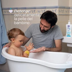 Детский гель для душа Chicco Baby Moments Protection, 750 мл купить в Кишиневе. Фото 2