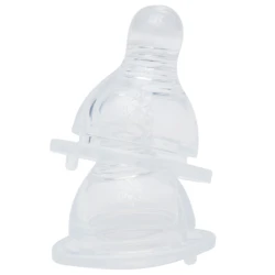 Tetina din silicon U-Grow Normal Neck cu flux mediu (3-6 luni), 2 buc cumpăra în Chișinau. Foto 1