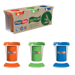 Набор пластилина Play Toys Natural, 3 шт. купить в Кишиневе. Фото 2