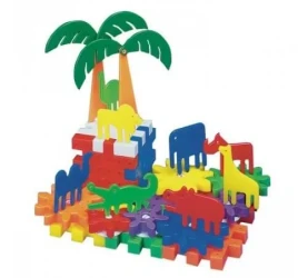 Конструкторы Quercetti Georello Jungle, 50  элементов купить в Кишиневе. Фото 4