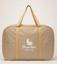 Сумка в роддом PernaMea Maternity Bag Beige, 50x35x20 см купить в Кишиневе. Фото 1