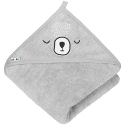 Банное полотенце Akuku Bear Grey, 100x100 см купить в Кишиневе. Фото 1