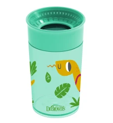 Cana anti-vărsare Dr. Browns Milestones Cheers 360 Snake Mint (9 luni +), 300 ml cumpăra în Chișinau. Foto 3