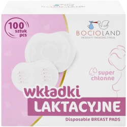Прокладки для груди Bocioland Superabsorbent, 100 шт. купить в Кишиневе. Фото 1