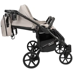 Коляска для двойни 2 в 1 Angelina Tvigo-Duo Dark Grey купить в Кишиневе. Фото 14